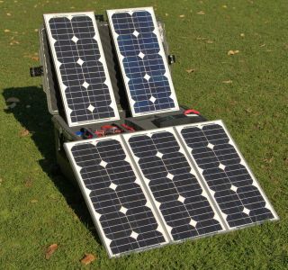 Tactical Self Contained Solar Power Generator