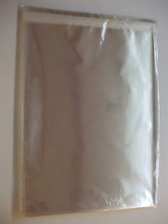   12 Clear Cellophane Resealable Cellophane Envelopes / Treat Bags AF912