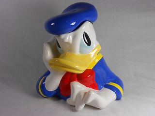   Treasurecraft Donald Duck Cookie Jar Ceramic w/Glossy Finish