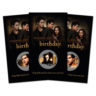 10 TWILIGHT NEW MOON Party Favor SCRATCH OFF GAMES