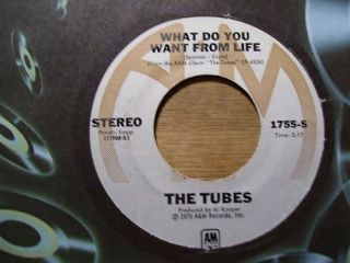 THE TUBES WHAT DO YOU WANT FROM LIFE 45 RPM