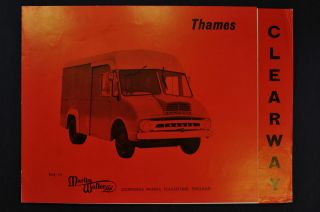 1965? Thames Trader Clearway Van Truck English Ford Sales Brochure 