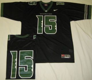 NWOT Authentic UNDER ARMOUR Football Game Jersey HAWAII WARRIORS Mens 