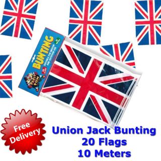  of 10 METRE Long Diamond Jubilee Olymic Union Jack Bunting Wholesale