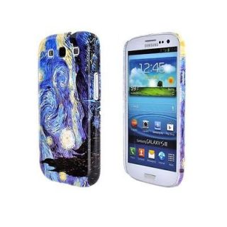   Designer Line Samsung Galaxy S3 Van Gogh Slim Hard Case   Starry Night