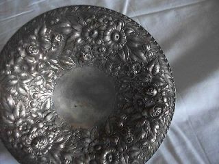 Barbour Silver Flower Bowl. Vintage silver plate bowl.