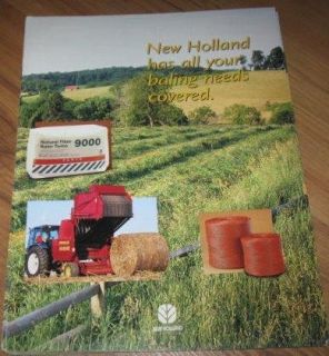 New Holland 9000 Baler Twine Sales Brochure