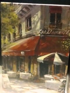 Tuscan Street Cafe Scenes Decorative Boxes Collectible