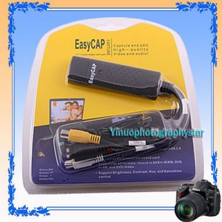 New EasyCap Usb 2.0 Video Audio Capture Adapter Card Device