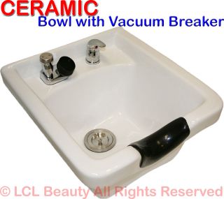   Shampoo Bowl Sink Barber Vacuum Breaker Beauty Spa Salon Equipment