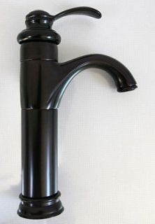   Bronze Faucet for Tempered glass ceramic vessel sink vanity cabinet