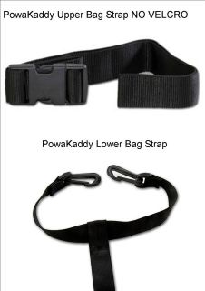 Upper No Velcro & Lower Bag Straps suitable for Powakaddy