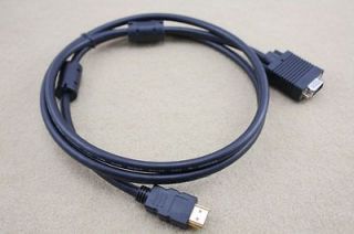HDMI Male to VGA Female Adapter Video Converter Cable Cord NO POWER 