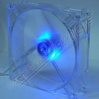 Pin 90mm Computer Case Cooler Cooling Fan Blue Light