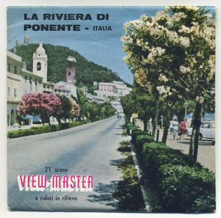 La RIVIERA Di PONENTE Italia Italy View Master Packet C 041