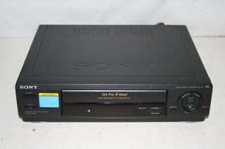 Sony Model SLV 478 4 Head VCR VHS Player Tested No Remote
