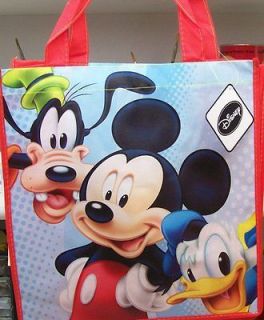 DISNEY MICKEY MOUSE GOOFY & DONALD DUCK 13 X 13 SHOPPING TOTE BAG 