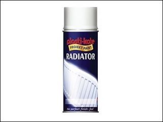 Plastikote 664 Radiator Enamel Spray Paint Satin Chrome