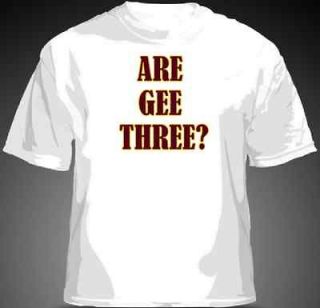   GEE THREE? Shirt Robert Griffin III RG3 Redskins MENS & YOUTH SIZES