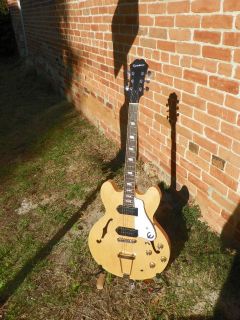Epiphone 1965 Elitist Casino Hollowbody Guitar w/ Deluxe Case Made in 