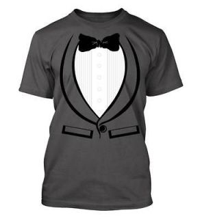 Tuxedo T shirt Halloween party Bachelors wedding funny costume shirts 