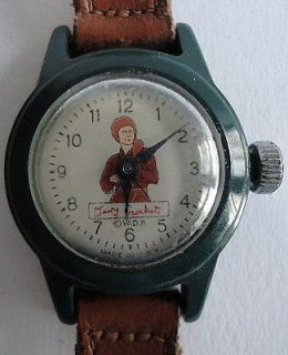 Davy Crockett Wrist Watch c.1955 Walt Disney Prod. Waterbury CT 