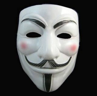 5pcs V for Vendetta Anonymous Guy Fawkes Halloween Masquerade Masks 