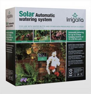   solar automatic watering system inc 15m tube 12 drips, conserves water