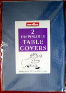 new dark blue paper disposable table cloths party