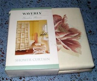 Waverly Spring Blossom Fabric Shower Curtain hOME dECOR