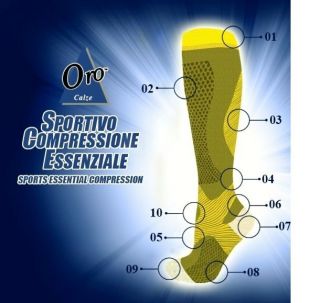 Running Sports Compression Socks Triathlete   Unisex, BLK/WHT, New in 