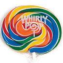 Individual Whirly Pops (Rainbow Lollipops)
