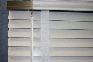 white wood blinds in Blinds & Shades