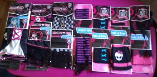 MONSTER HIGH COSTUME (NWT) Leg Warmers   Many Different Varieties 