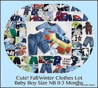   Sz NB 0 3 3 Months Clothes Lot Fall Winter Gap Clothing Outfits CUTE