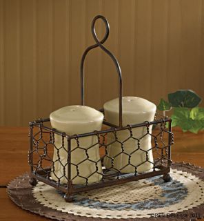 salt and pepper wire holder