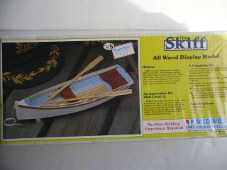   Products~The SKIFF Boat ~All Wood Display Model Kit ~ NEW SEALED