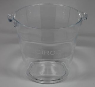 CIROC Vodka Promotional Bar Acrylic Ice Bucket / Wine Bucket
