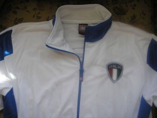 WORLD CUP ITALY SOCCER JERSEY JACKET ITALIA SELECT MEDIUM OR LARGE