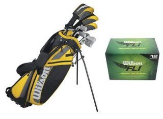   ULTRA Mens Right Handed Complete Pkge Golf Club Set w/ Bag + 12 Balls