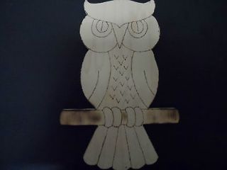 Hand Crafted Owl Carving (Scroll Saw)