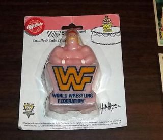   WWF Wilton Cake Candle Hulk Hogan Hulkster 1992 WWE Wrestling nWo WCW