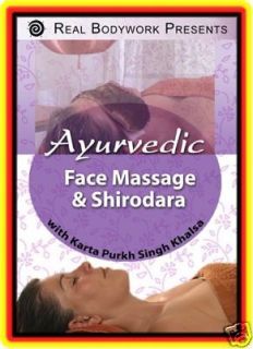 Ayurvedic Facial Massage w/ Shirodhara Spa Video On DVD