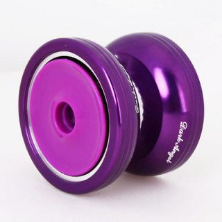 Fashion Magic YoYo T9 Purple Alloy Aluminum Professional Yo Yo Toy For 