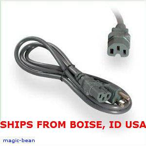 Prong Power Cord for 203w Xbox 360 Power Supply   Brick Cable PS3 PC
