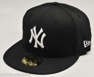 NEW ERA 59FIFTY MLB BASIC CUSTOM CAP NEW YORK YANKEES BASEBALL HAT 
