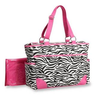 Out n About Zebra Print Diaper Bag by Carters
