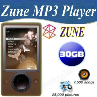 Microsoft Zune 30 GB Digital Media  MP4 Player Black