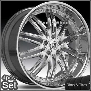 26 Lexani LX10 Wheels and Tires PKG for 300C/Magnum/Ch​arger 