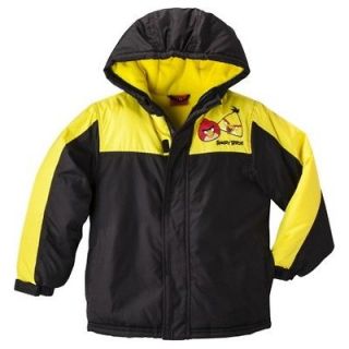 ANGRY BIRDS ROVIO Boys Fleece Lined Winter Coat Jacket NWT Size 4, 5 